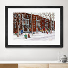 Il parait que l'hiver sera long by Nicole Laporte on GIANT ART - brown winter scenes