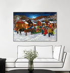 On prend un taxi by Nicole Laporte on GIANT ART - brown winter scenes