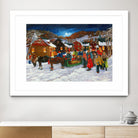 On prend un taxi by Nicole Laporte on GIANT ART - brown winter scenes