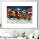 On prend un taxi by Nicole Laporte on GIANT ART - brown winter scenes