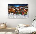 On prend un taxi by Nicole Laporte on GIANT ART - brown winter scenes