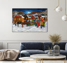 On prend un taxi by Nicole Laporte on GIANT ART - brown winter scenes