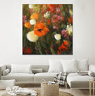 Prairie fleurie by Claude Tremblay on GIANT ART - green floral