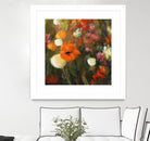 Prairie fleurie by Claude Tremblay on GIANT ART - green floral