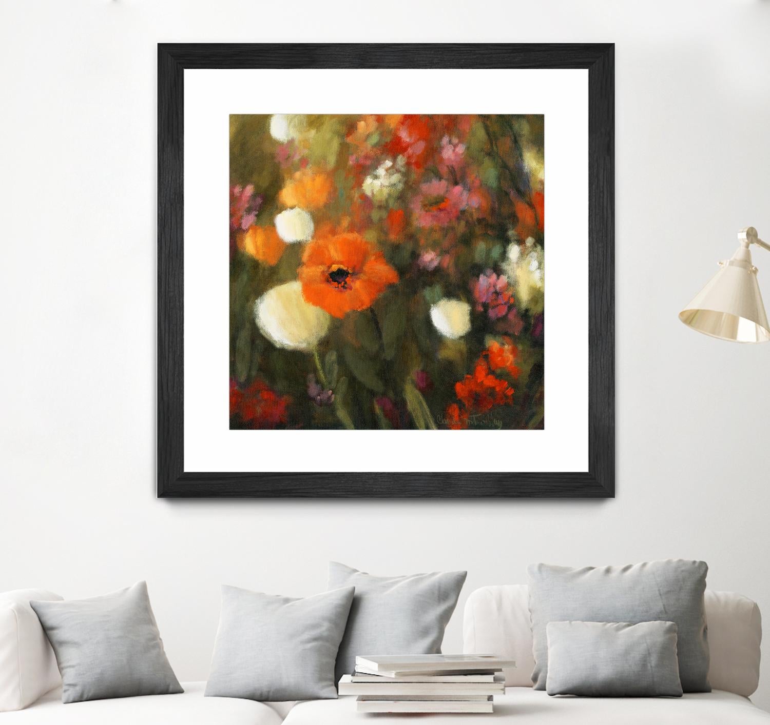 Prairie fleurie by Claude Tremblay on GIANT ART - green floral