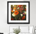 Prairie fleurie by Claude Tremblay on GIANT ART - green floral