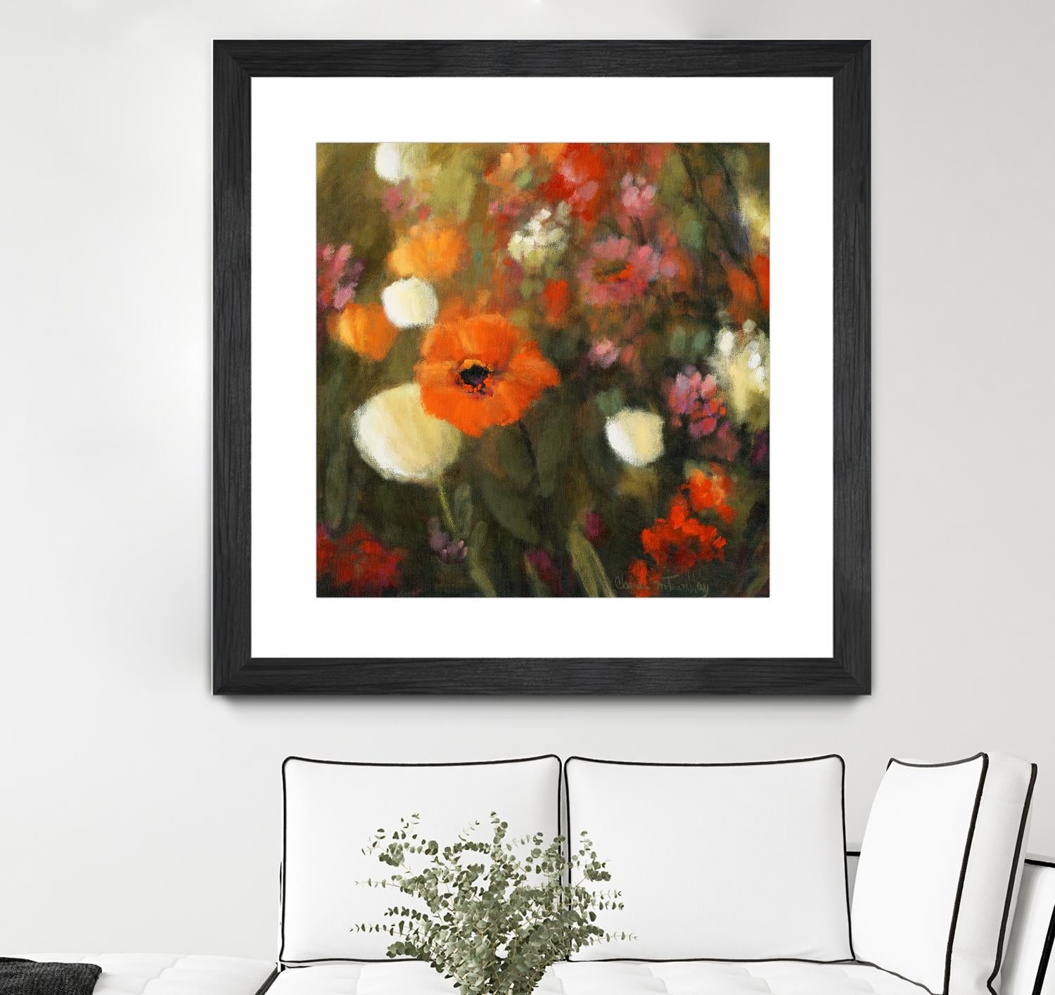 Prairie fleurie by Claude Tremblay on GIANT ART - green floral