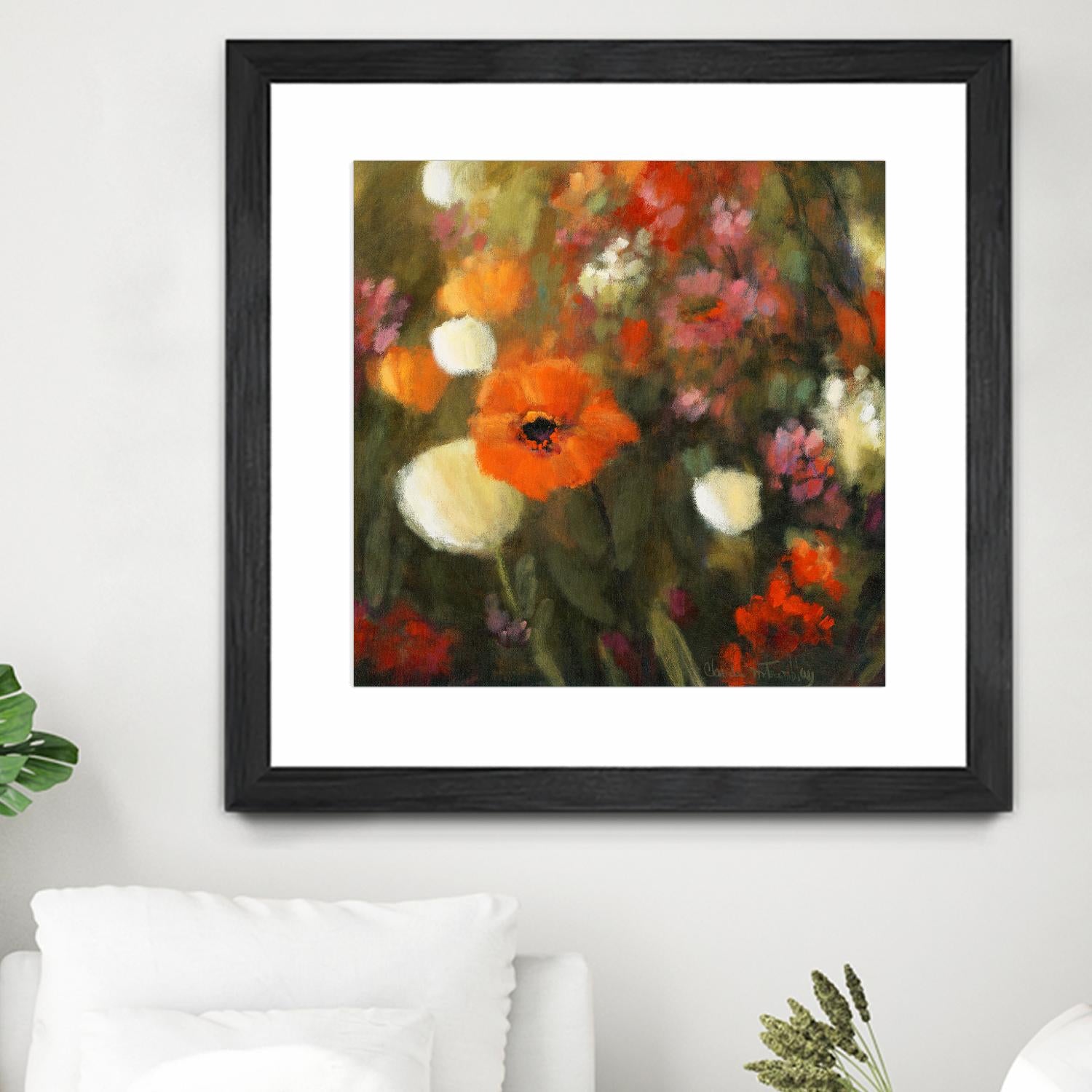 Prairie fleurie by Claude Tremblay on GIANT ART - green floral