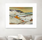 Baies St Paul I by Louis Tremblay on GIANT ART - blue landscape artistes du québec