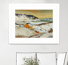 Baies St Paul I by Louis Tremblay on GIANT ART - blue landscape artistes du québec