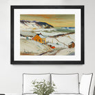 Baies St Paul I by Louis Tremblay on GIANT ART - blue landscape artistes du québec