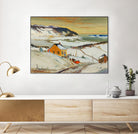 Baies St Paul I by Louis Tremblay on GIANT ART - blue landscape