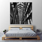 Rban Line V by Jean-François Dupuis on GIANT ART - black city scene