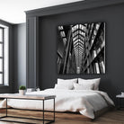 Rban Line V by Jean-François Dupuis on GIANT ART - black city scene