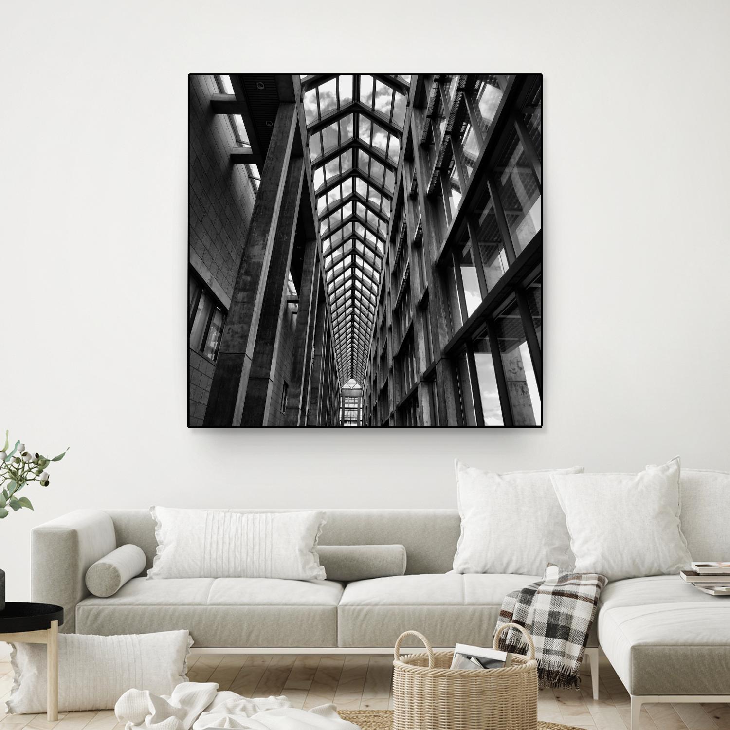 Rban Line V by Jean-François Dupuis on GIANT ART - black city scene