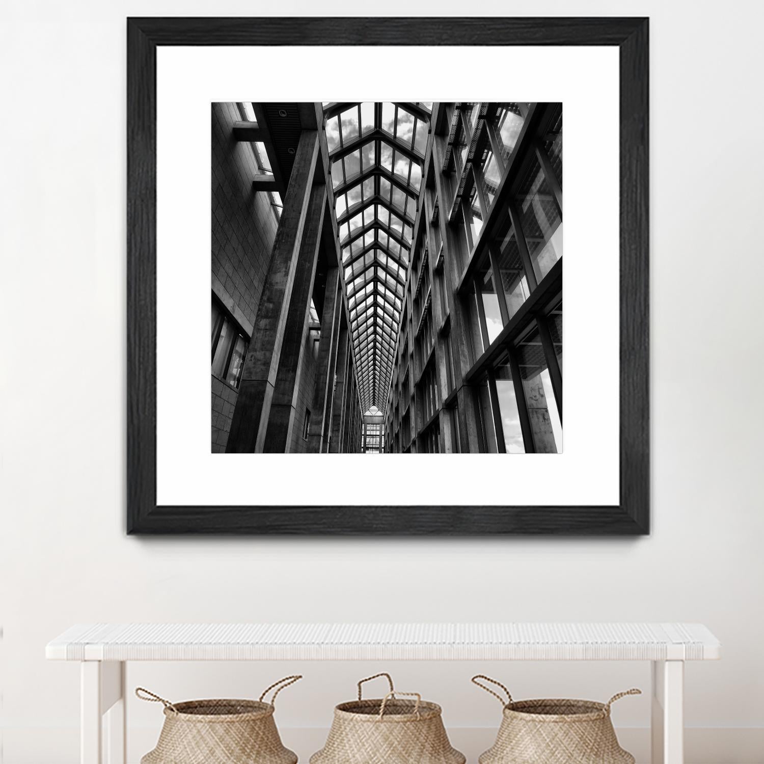 Rban Line V by Jean-François Dupuis on GIANT ART - black city scene