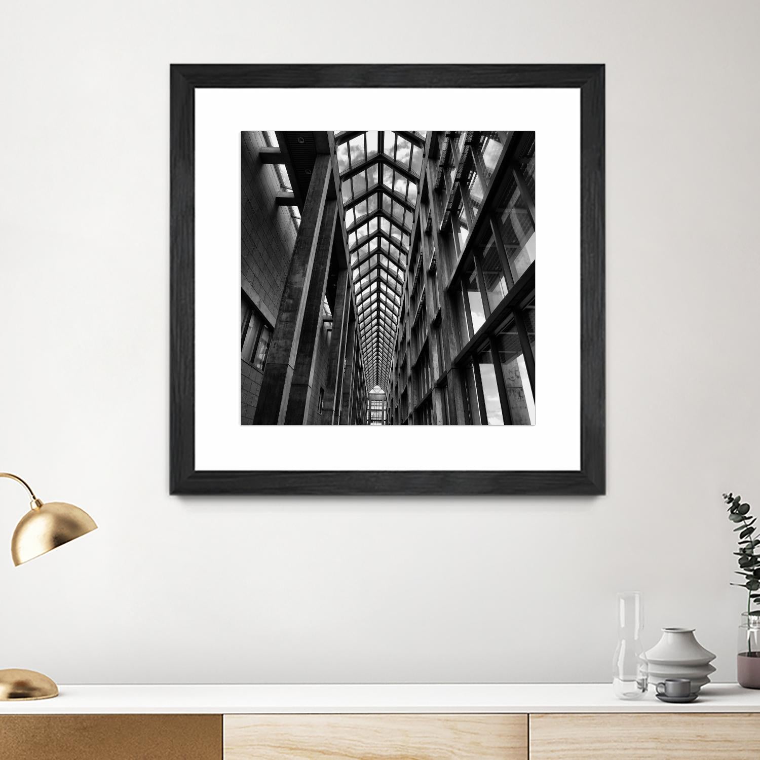 Rban Line V by Jean-François Dupuis on GIANT ART - black city scene