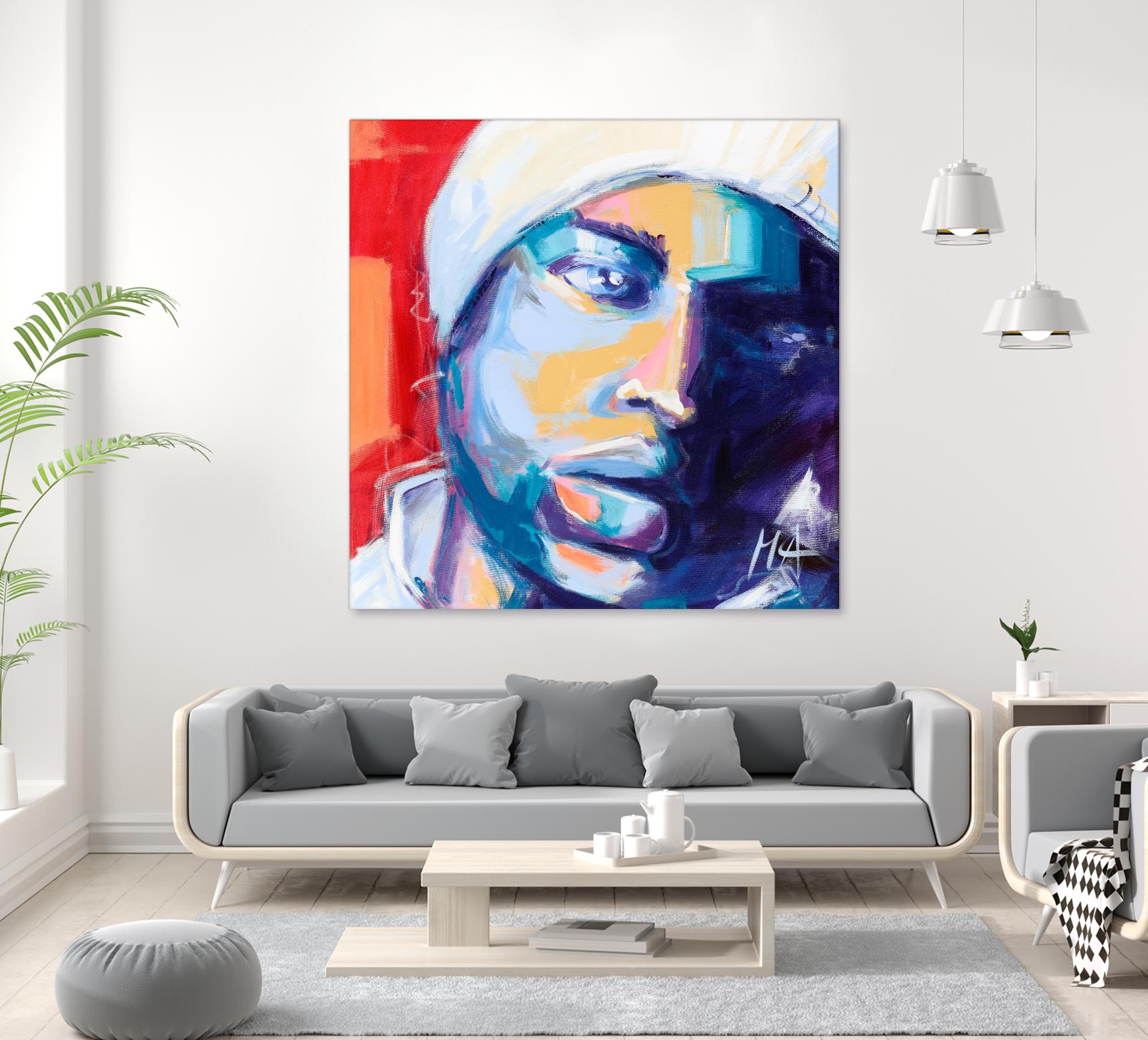 Regard Urbain by Marc Archambault on GIANT ART - blue men and women