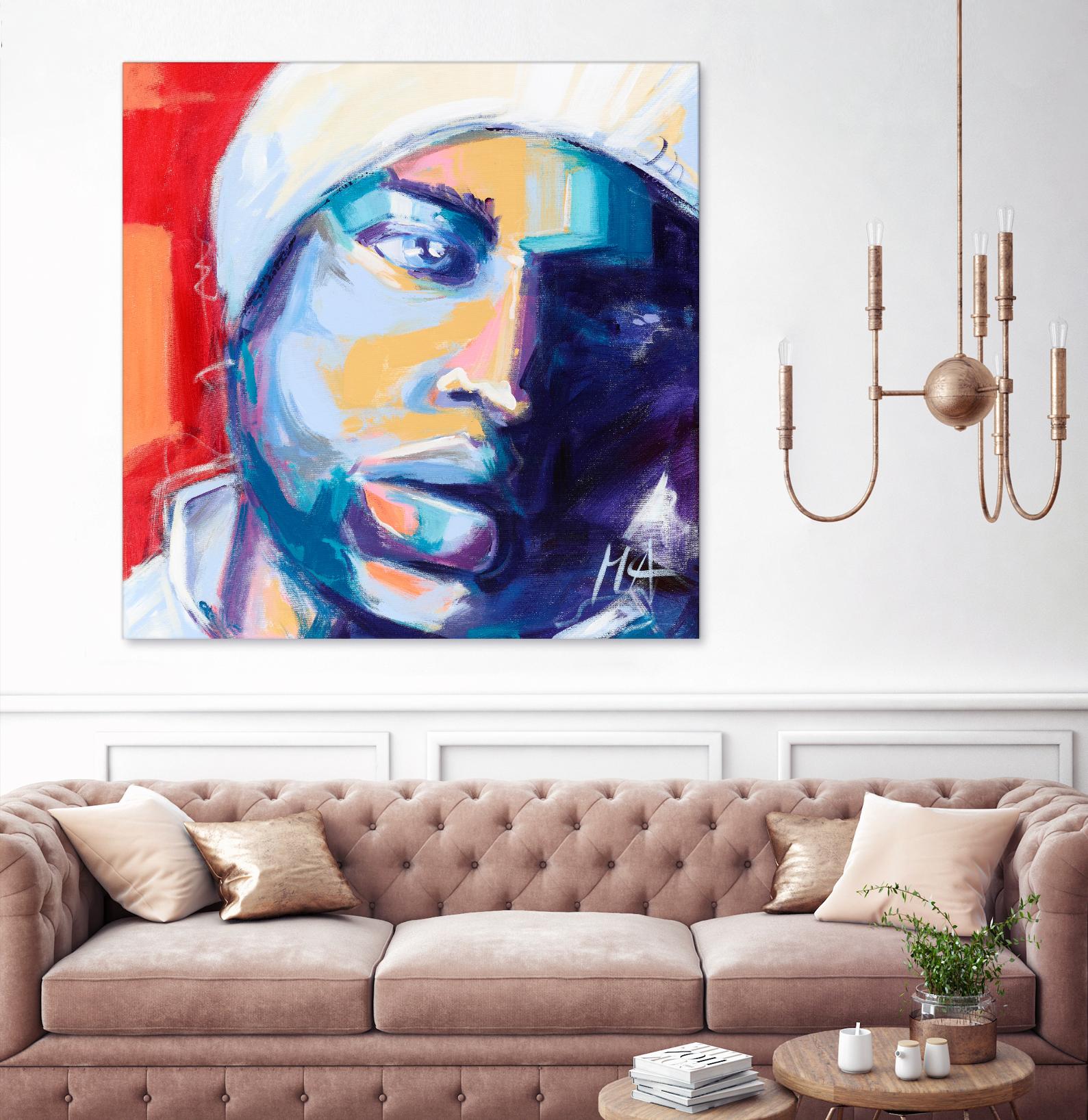 Regard Urbain by Marc Archambault on GIANT ART - blue men and women