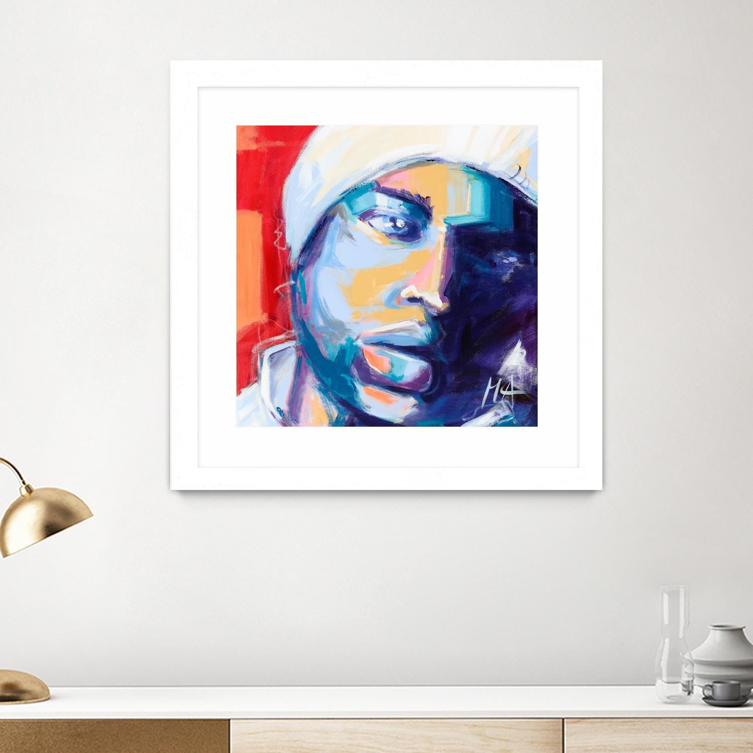 Regard Urbain by Marc Archambault on GIANT ART - blue men and women