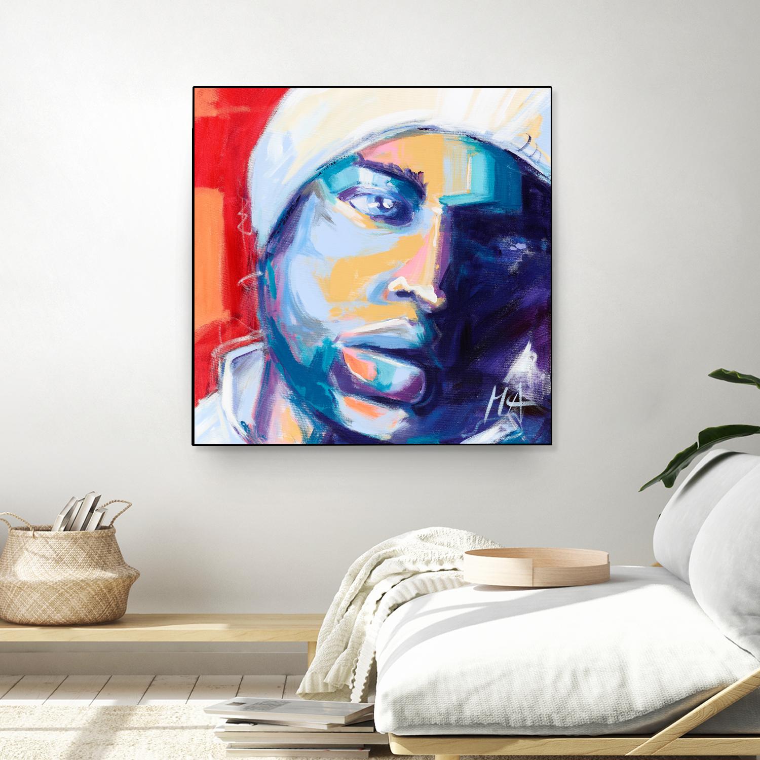 Regard Urbain by Marc Archambault on GIANT ART - blue men and women