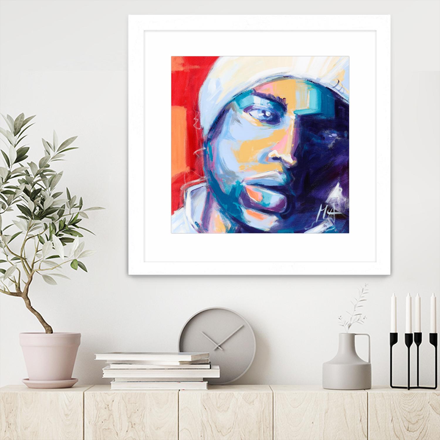 Regard Urbain by Marc Archambault on GIANT ART - blue men and women