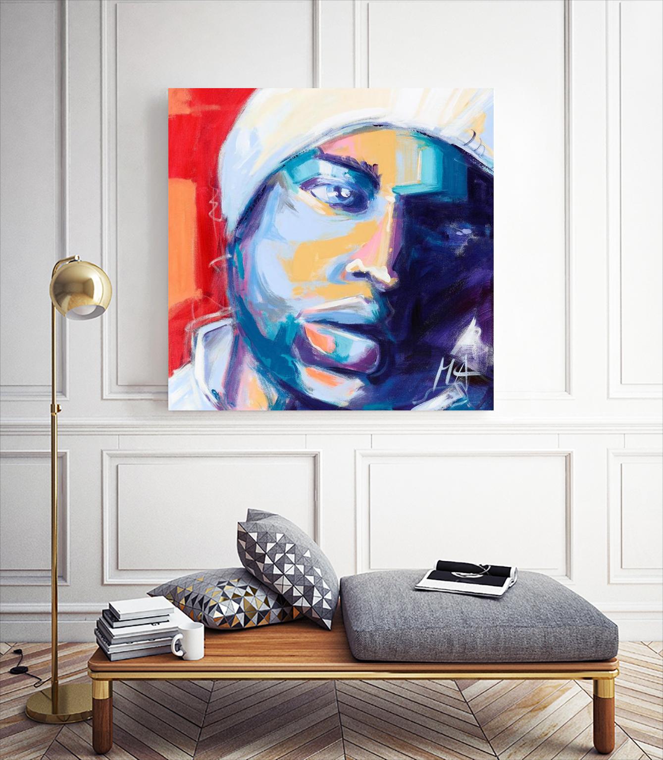 Regard Urbain by Marc Archambault on GIANT ART - blue men and women