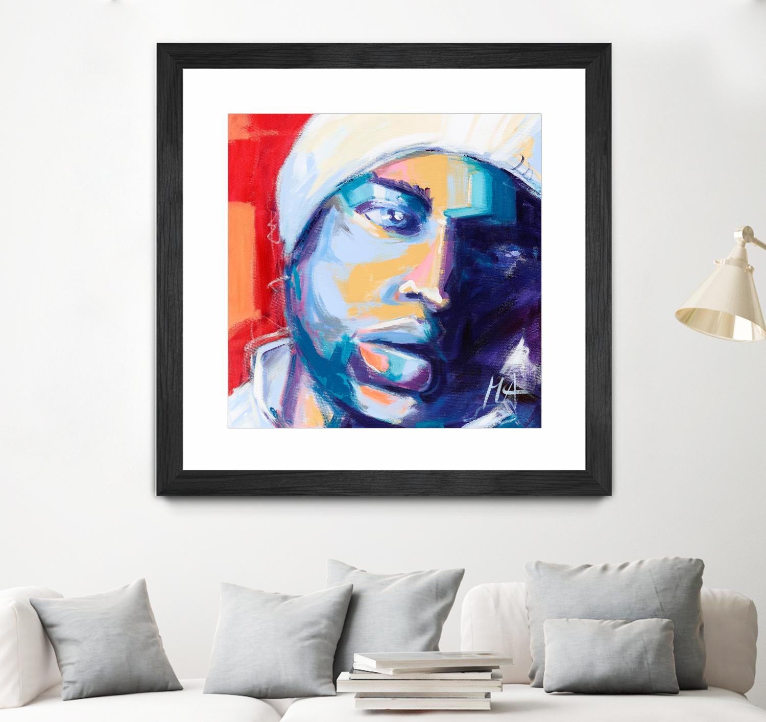 Regard Urbain by Marc Archambault on GIANT ART - blue men and women