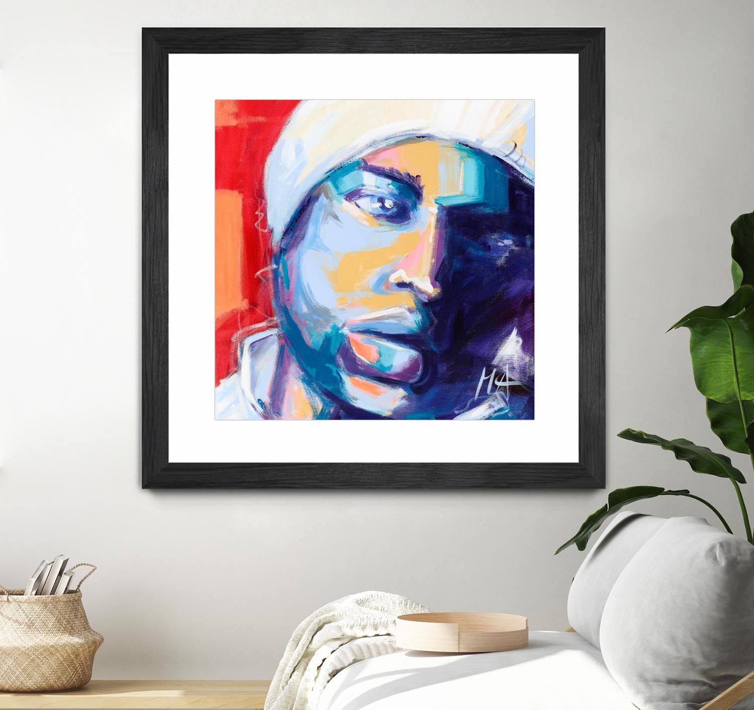 Regard Urbain by Marc Archambault on GIANT ART - blue men and women