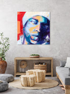 Regard Urbain by Marc Archambault on GIANT ART - blue men and women