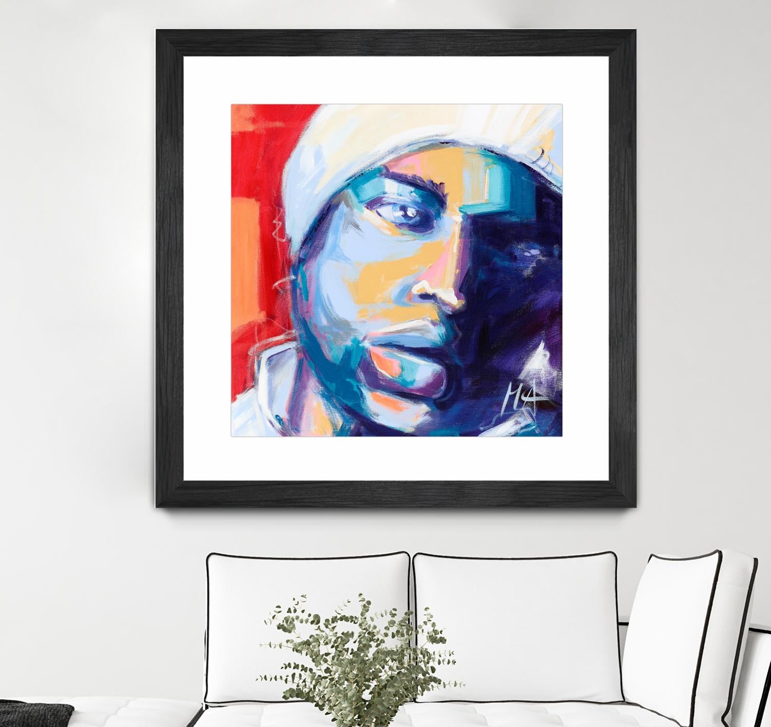 Regard Urbain by Marc Archambault on GIANT ART - blue men and women