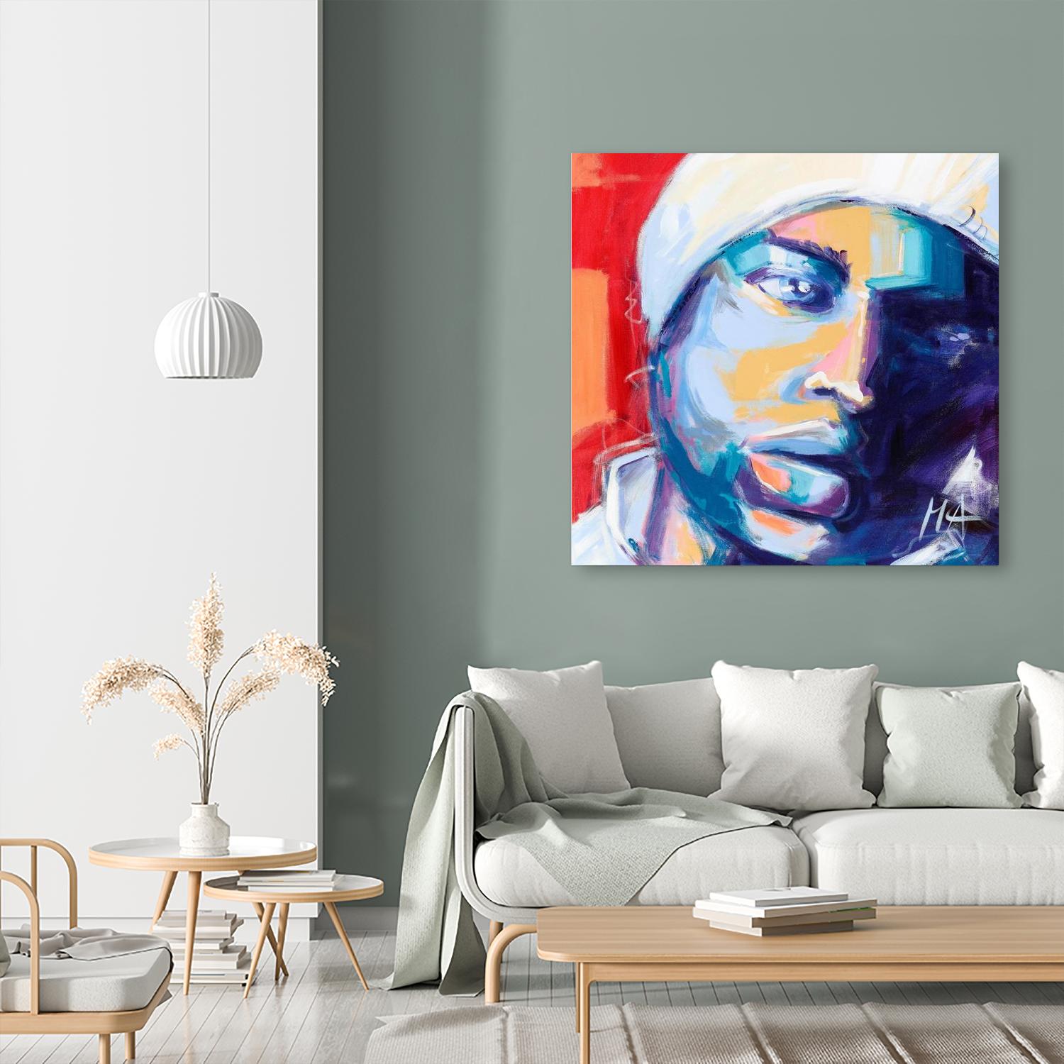 Regard Urbain by Marc Archambault on GIANT ART - blue men and women