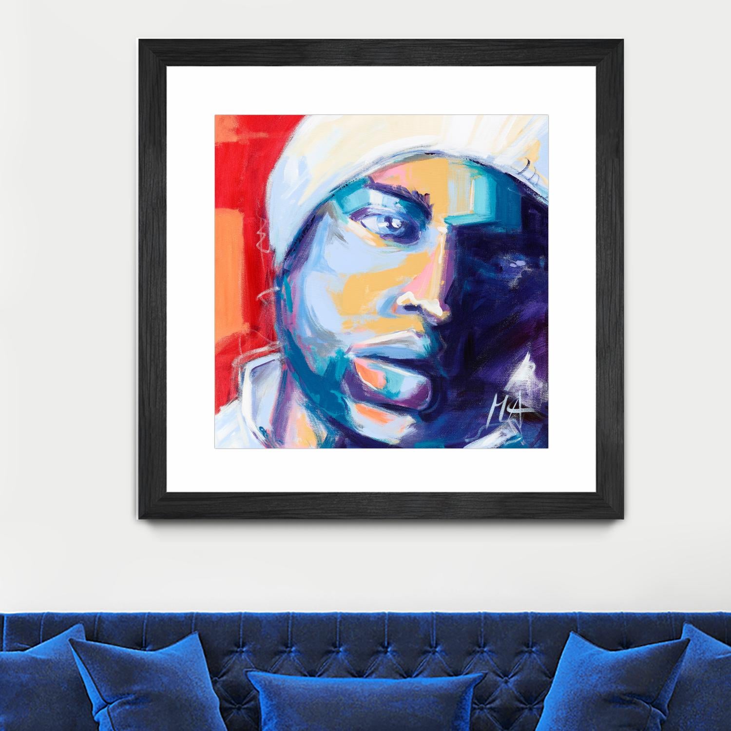 Regard Urbain by Marc Archambault on GIANT ART - blue men and women