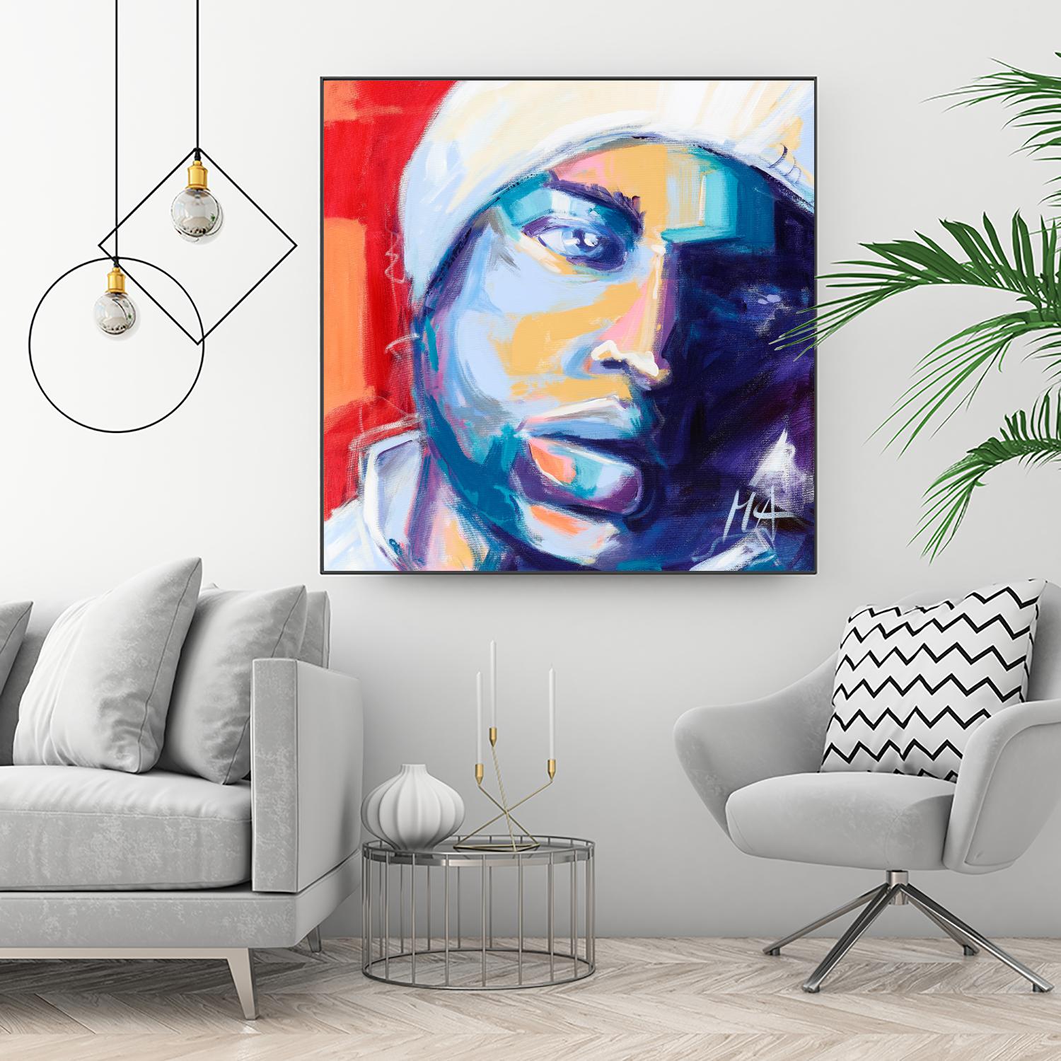 Regard Urbain by Marc Archambault on GIANT ART - blue men and women