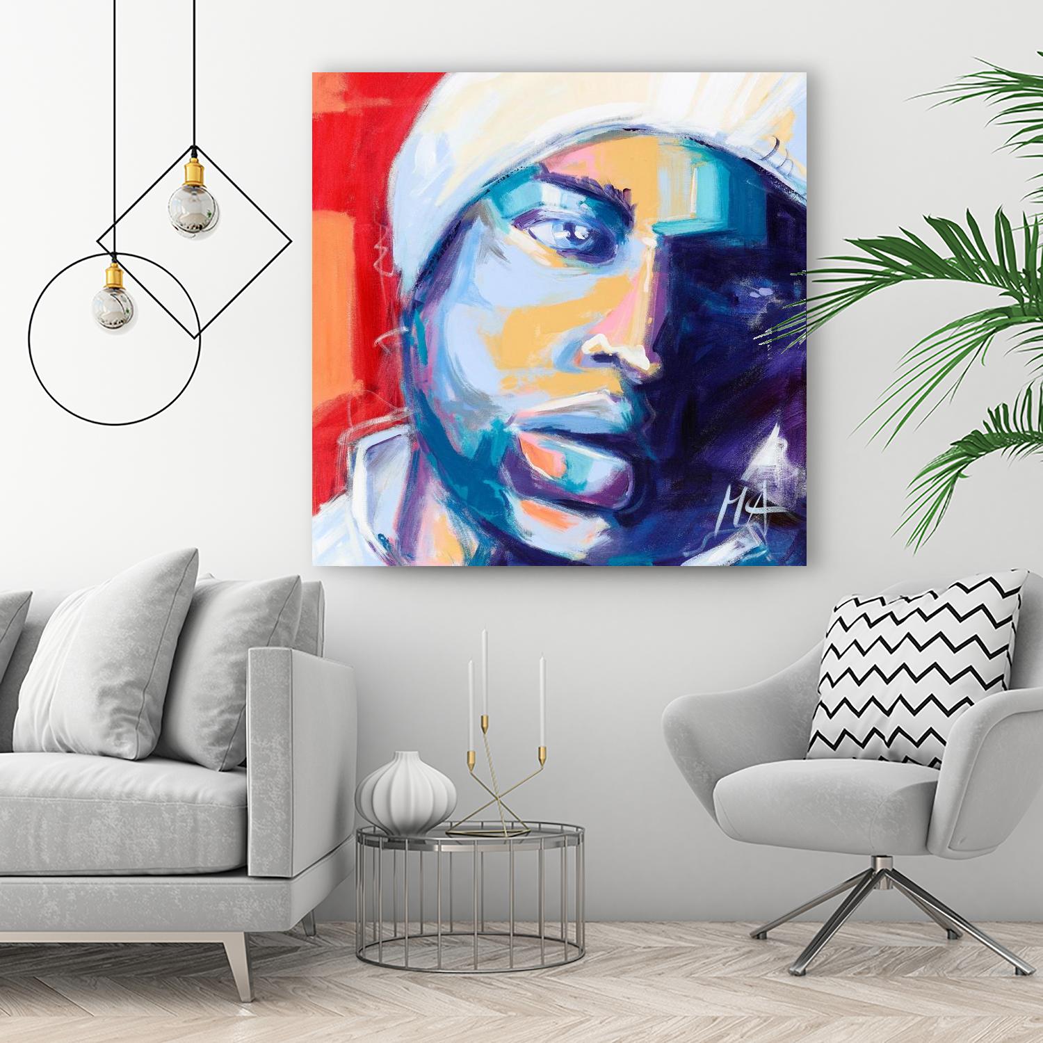 Regard Urbain by Marc Archambault on GIANT ART - blue men and women