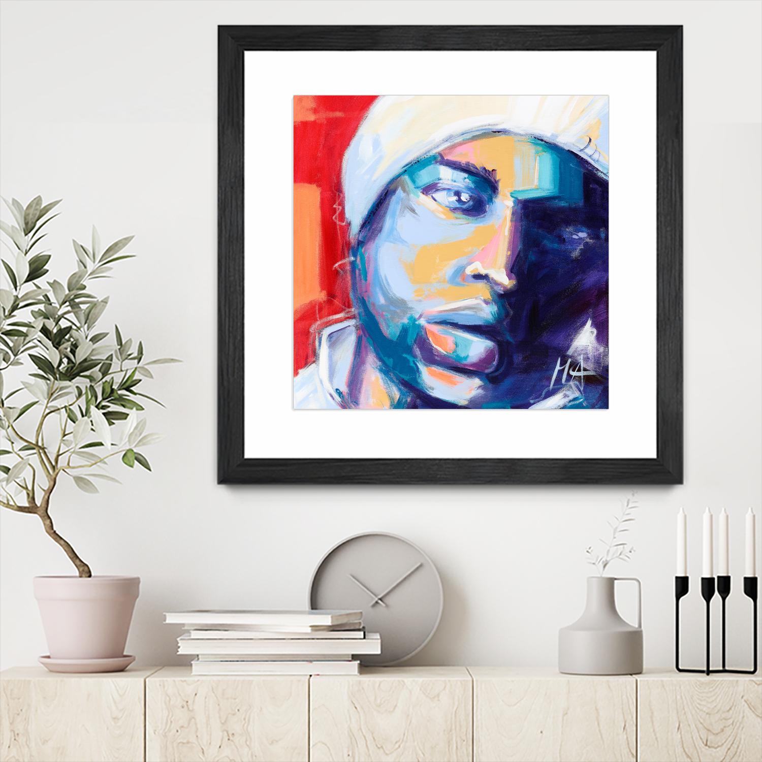 Regard Urbain by Marc Archambault on GIANT ART - blue men and women