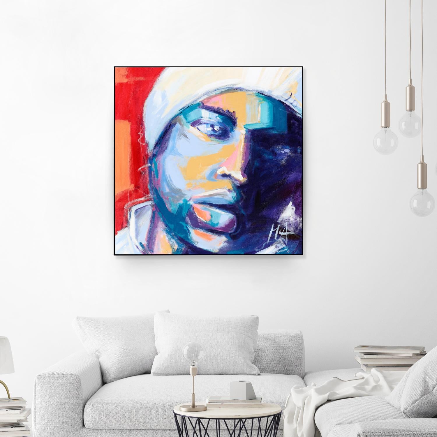 Regard Urbain by Marc Archambault on GIANT ART - blue men and women