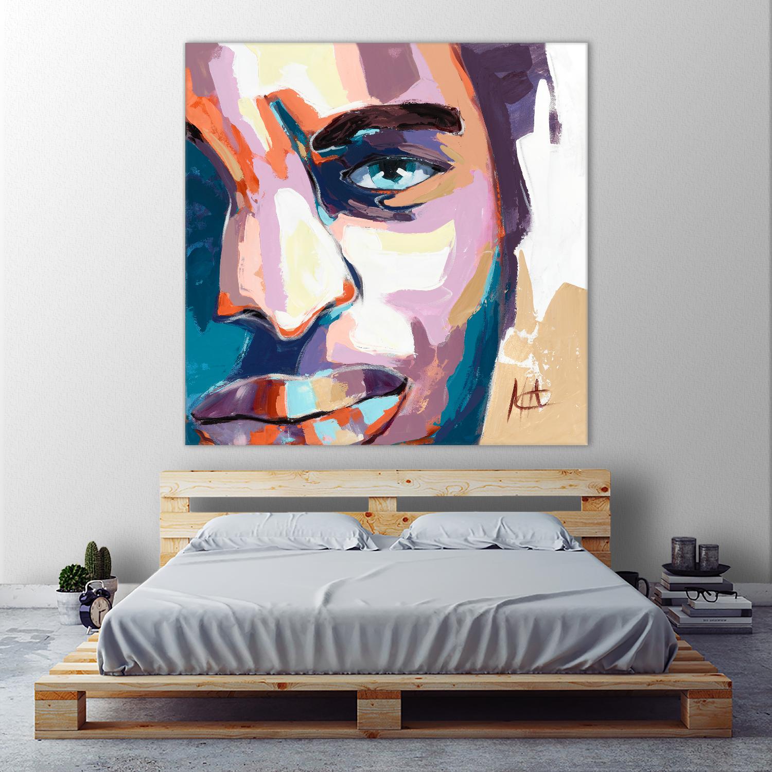 Maturité by Marc Archambault on GIANT ART - blue men and women