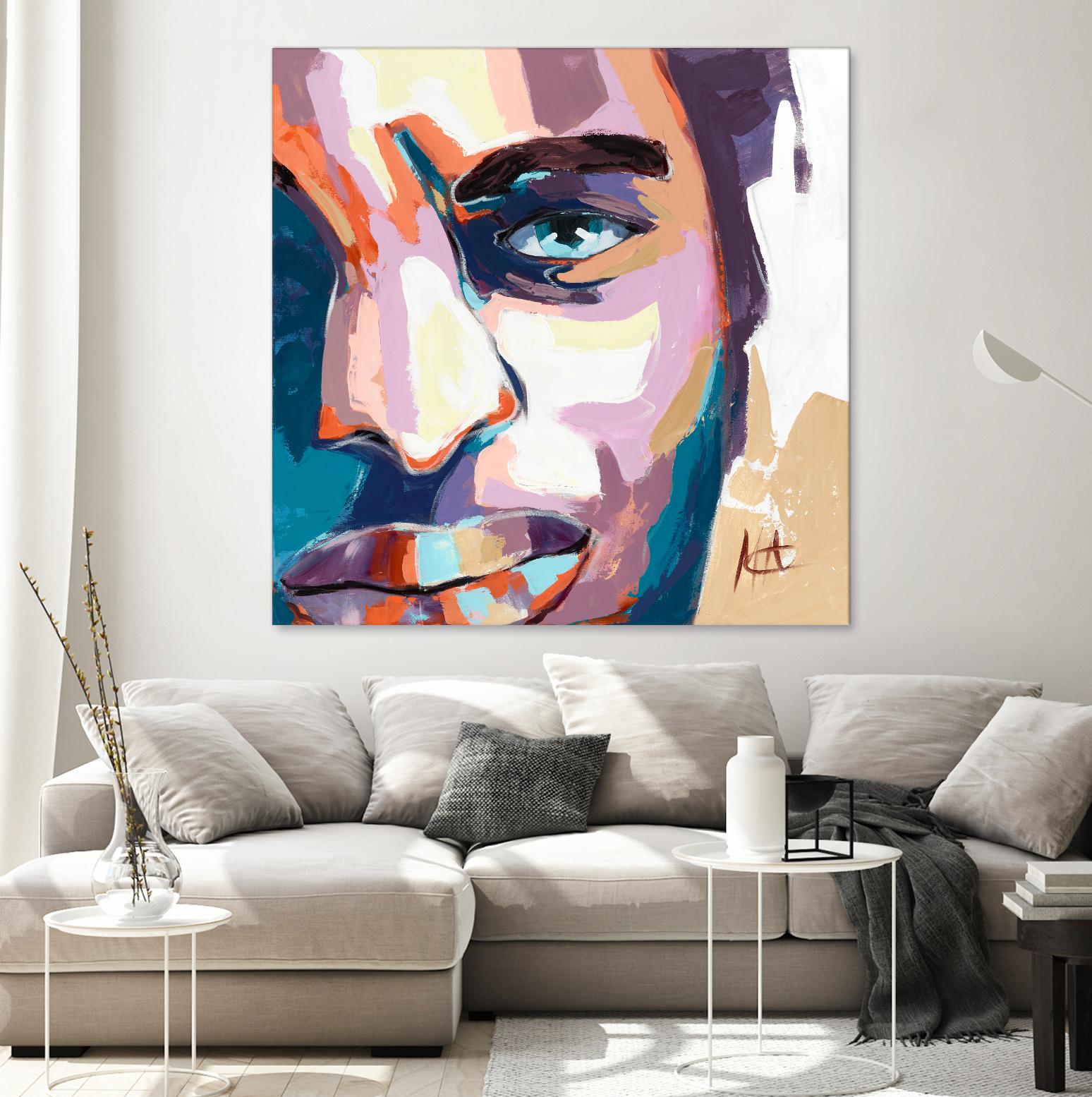 Maturité by Marc Archambault on GIANT ART - blue men and women