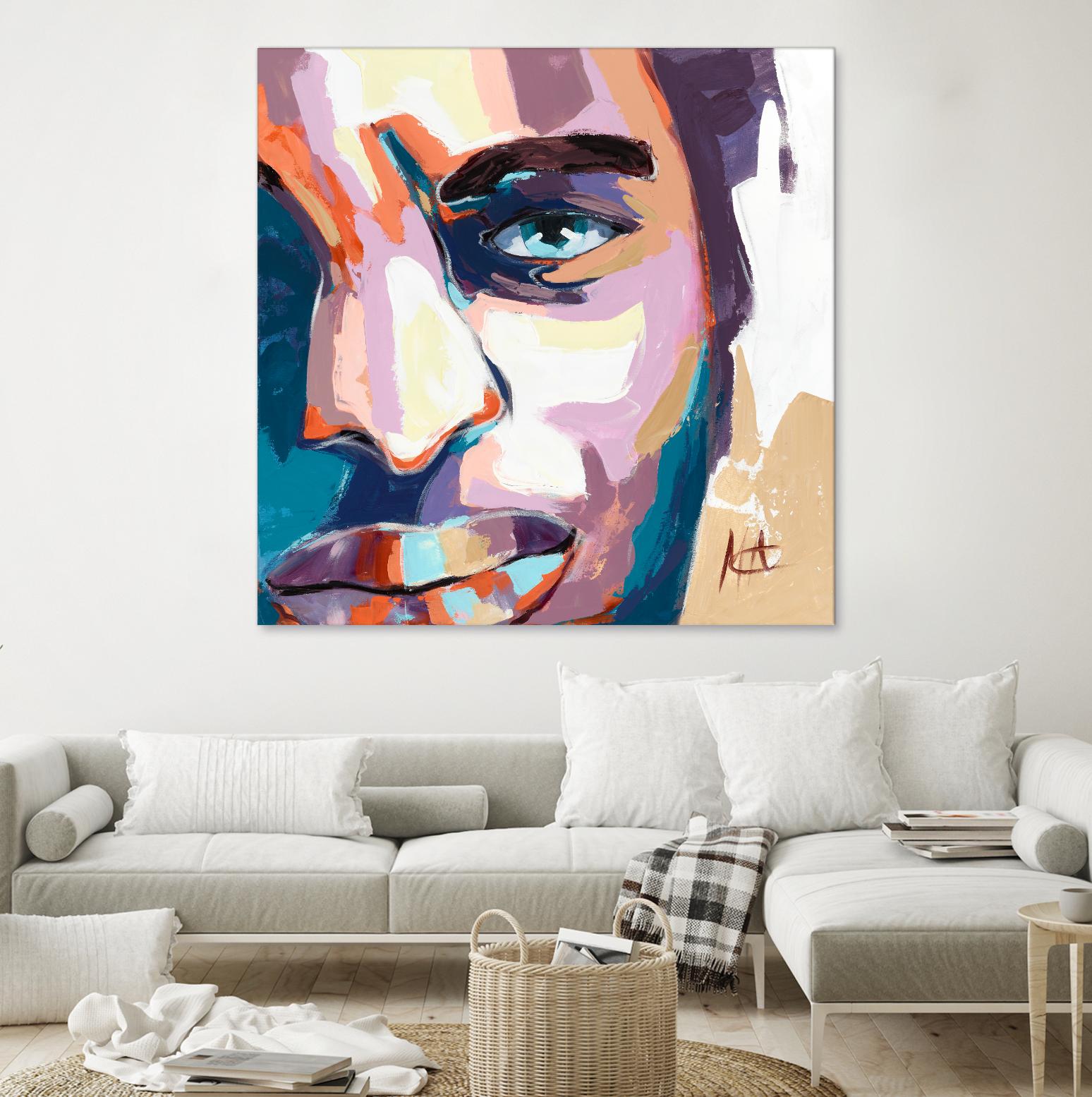 Maturité by Marc Archambault on GIANT ART - blue men and women