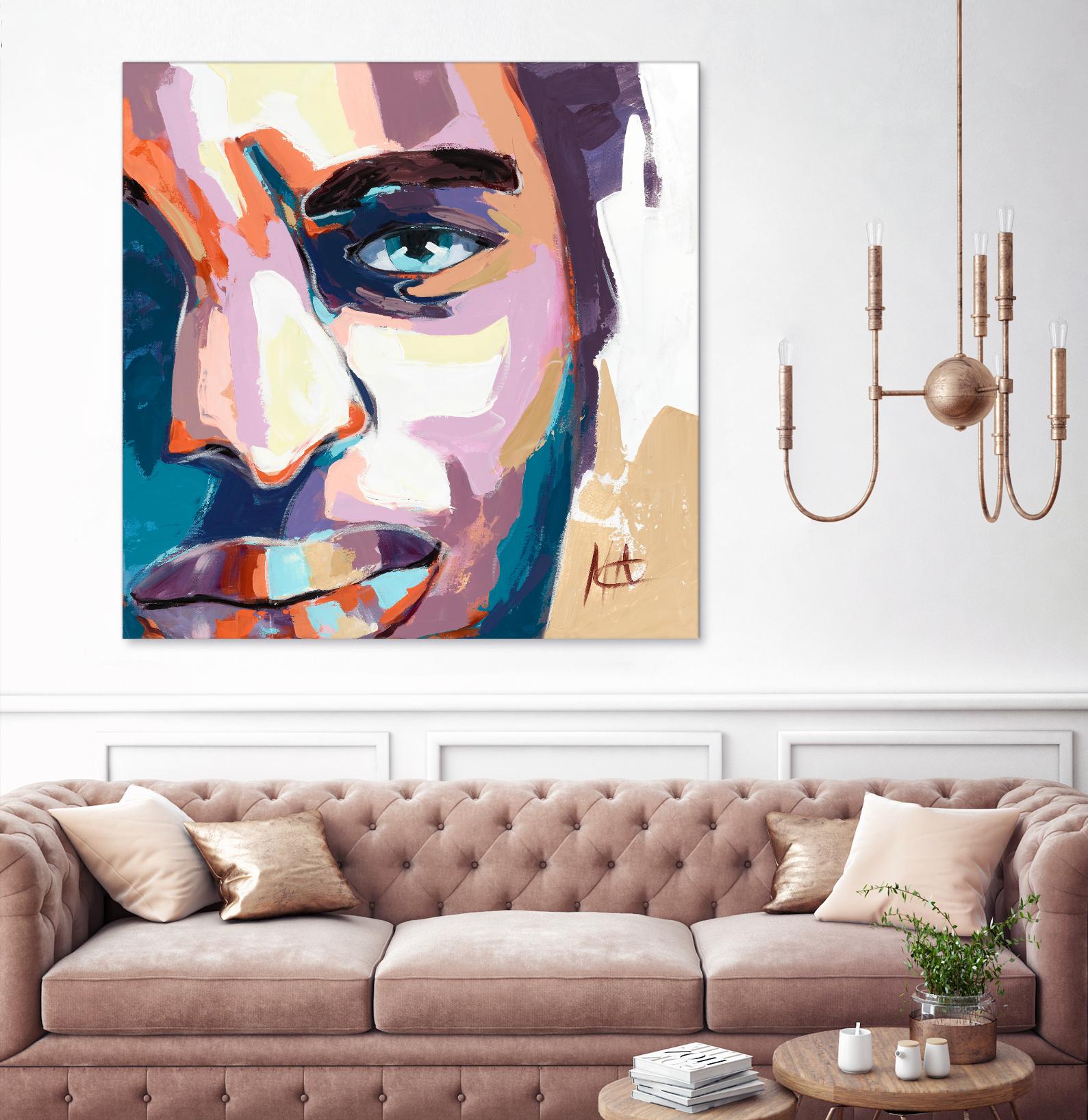 Maturité by Marc Archambault on GIANT ART - blue men and women