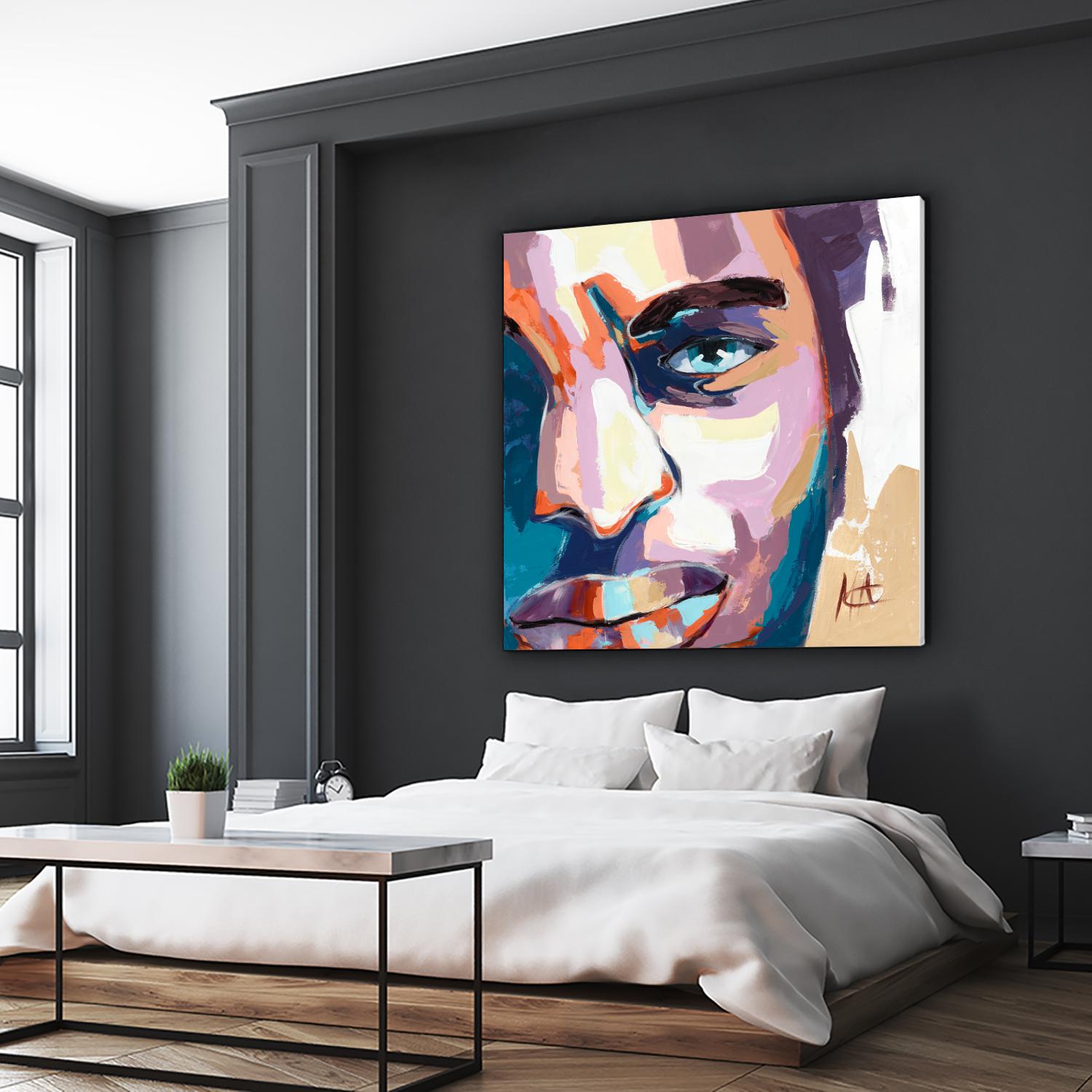 Maturité by Marc Archambault on GIANT ART - blue men and women