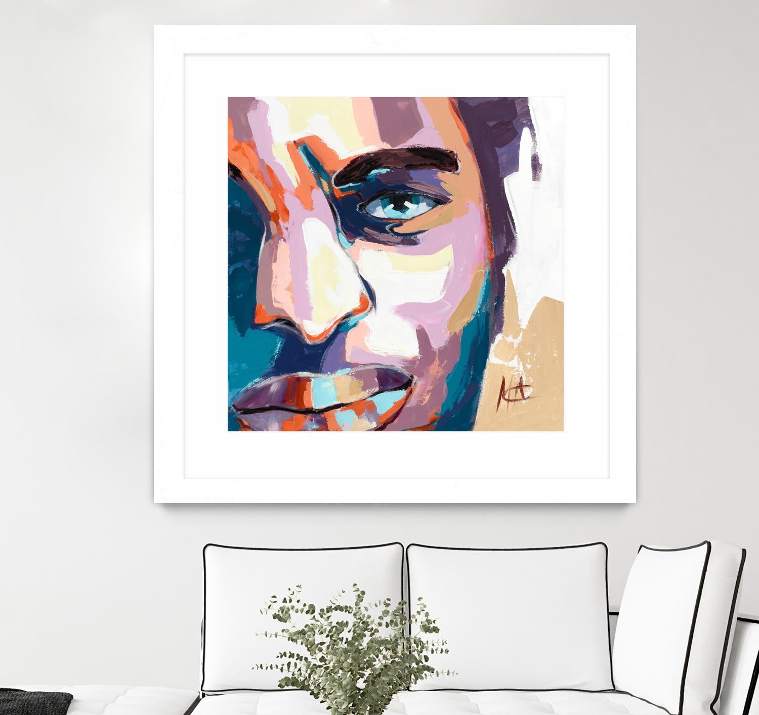 Maturité by Marc Archambault on GIANT ART - blue men and women