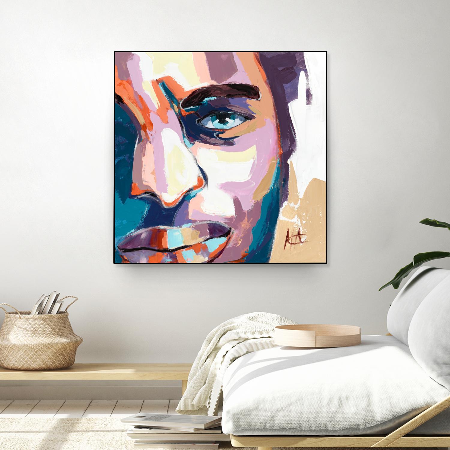 Maturité by Marc Archambault on GIANT ART - blue men and women