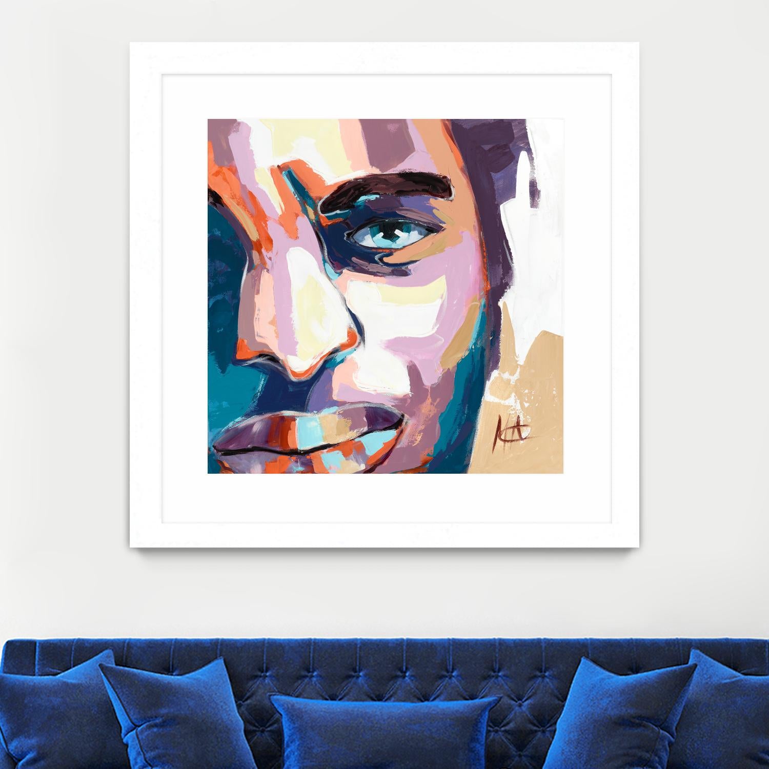 Maturité by Marc Archambault on GIANT ART - blue men and women