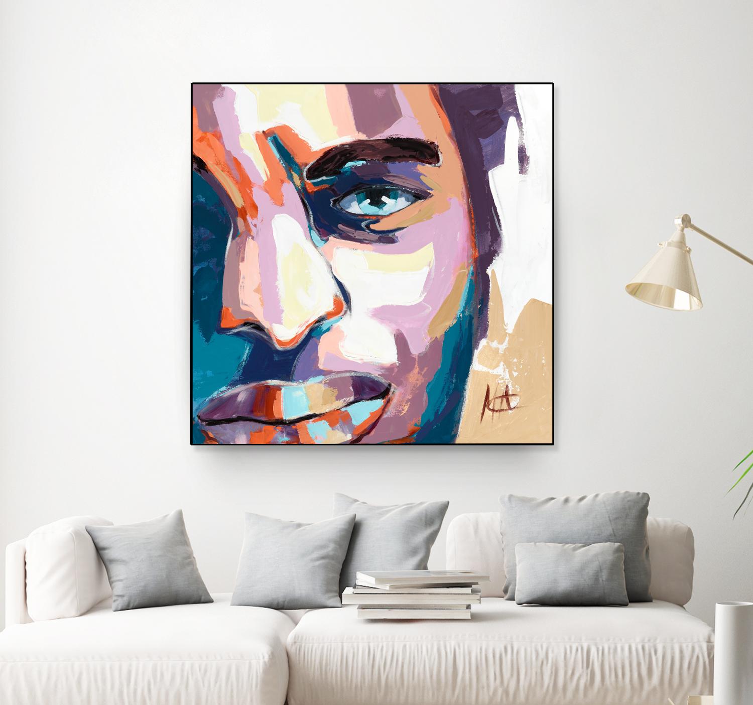 Maturité by Marc Archambault on GIANT ART - blue men and women