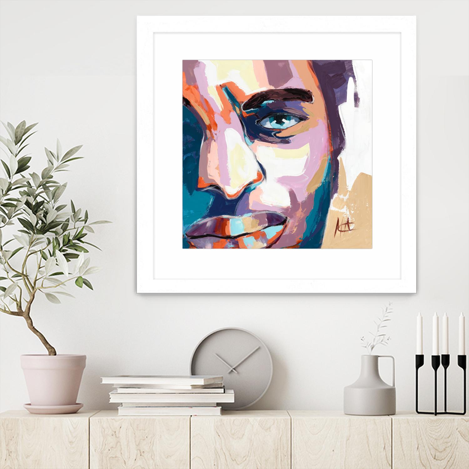 Maturité by Marc Archambault on GIANT ART - blue men and women