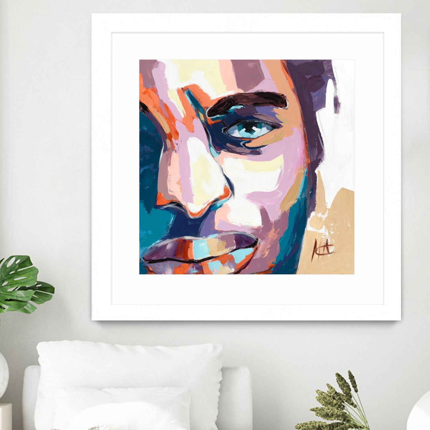 Maturité by Marc Archambault on GIANT ART - blue men and women