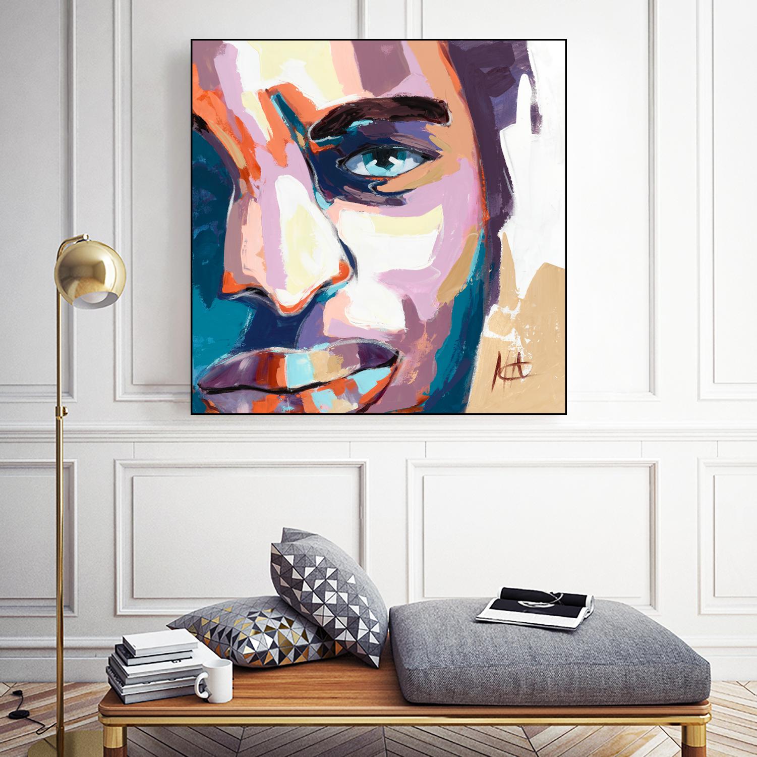 Maturité by Marc Archambault on GIANT ART - blue men and women