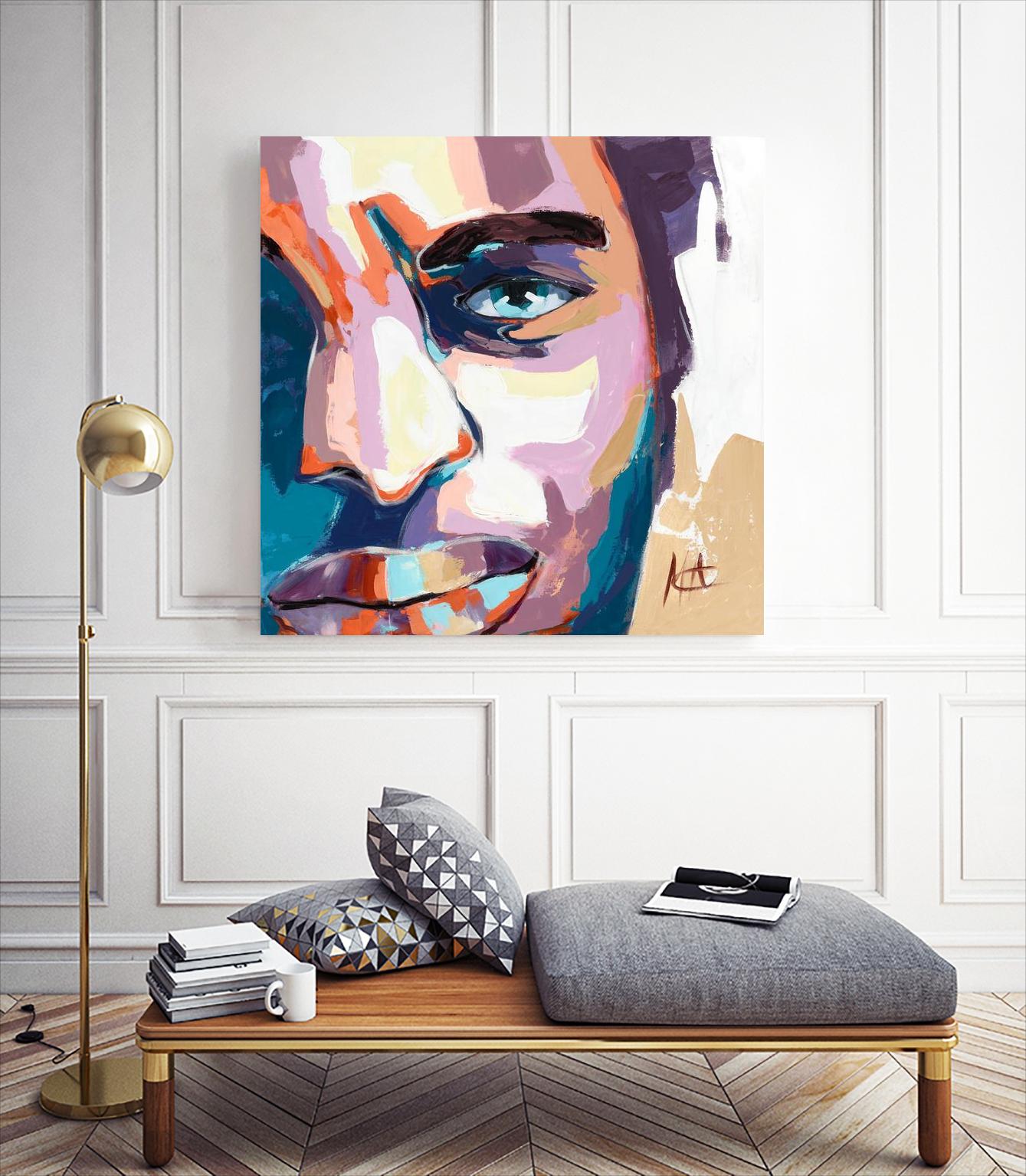 Maturité by Marc Archambault on GIANT ART - beige men and women québécois